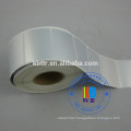 Self adhesive electronic synthetic PET matt silver label